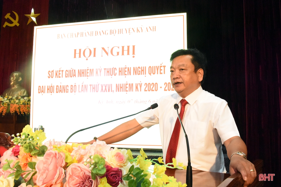 Bí thư Huyện ủy Kỳ Anh được chỉ định tham gia BCH Đảng bộ Hà Tĩnh