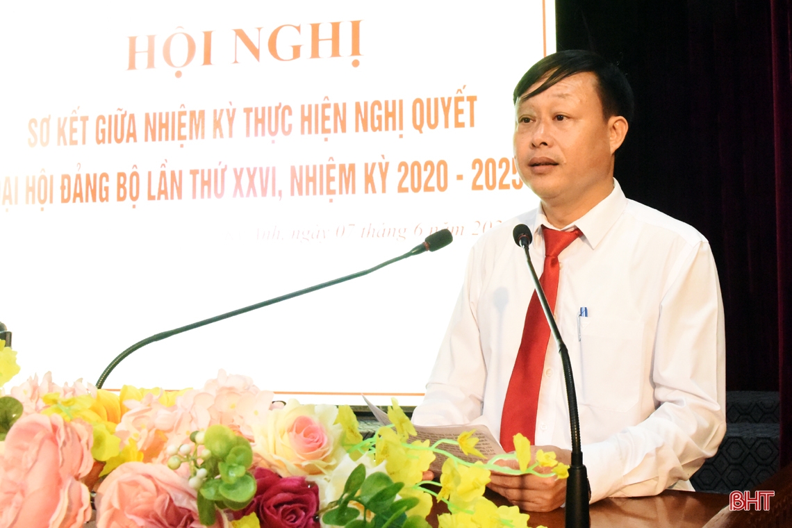 Bí thư Huyện ủy Kỳ Anh được chỉ định tham gia BCH Đảng bộ Hà Tĩnh