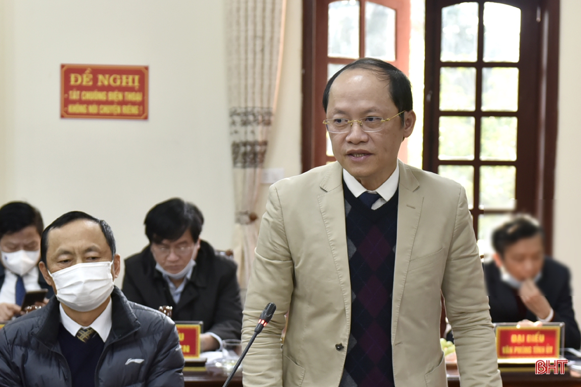 Chủ tịch UBND tỉnh: TX Hồng Lĩnh cần tập trung quy hoạch đô thị, chú trọng thu hút đầu tư
