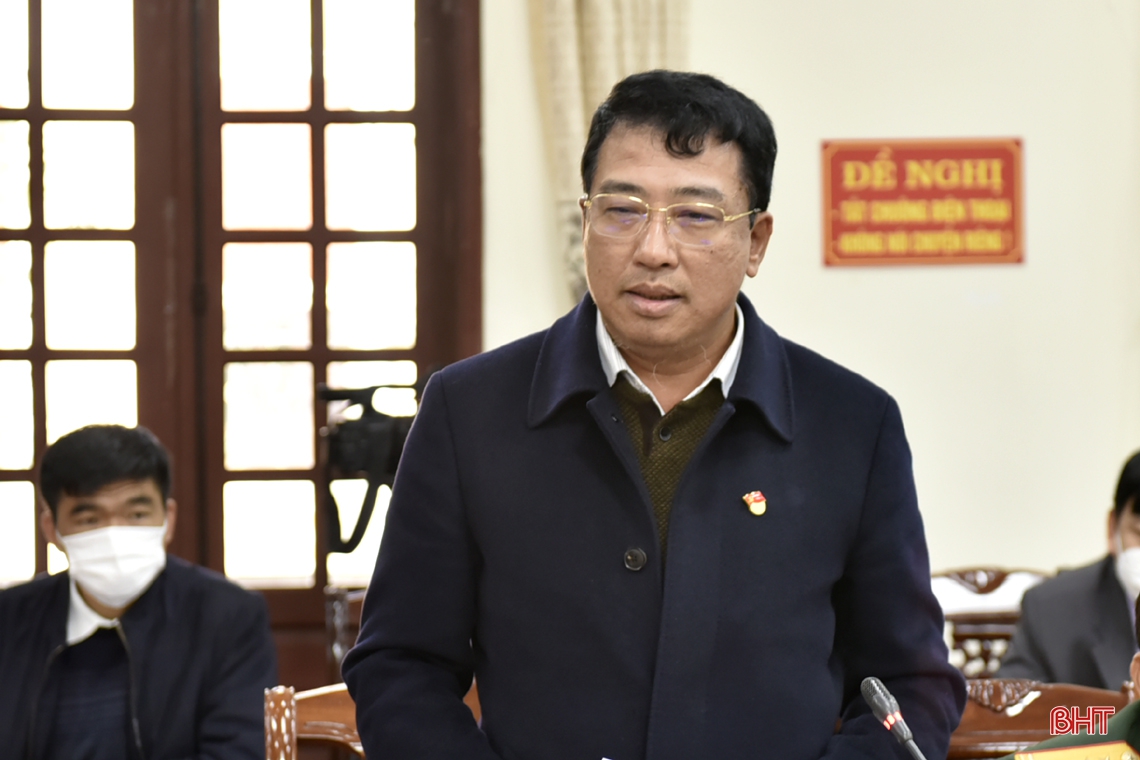 Chủ tịch UBND tỉnh: TX Hồng Lĩnh cần tập trung quy hoạch đô thị, chú trọng thu hút đầu tư