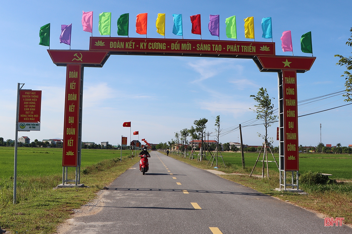 Động lực xây dựng Cẩm Xuyên thành huyện nông thôn mới nâng cao