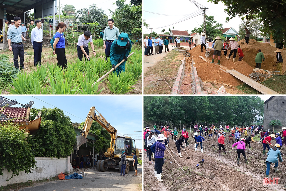 Động lực xây dựng Cẩm Xuyên thành huyện nông thôn mới nâng cao