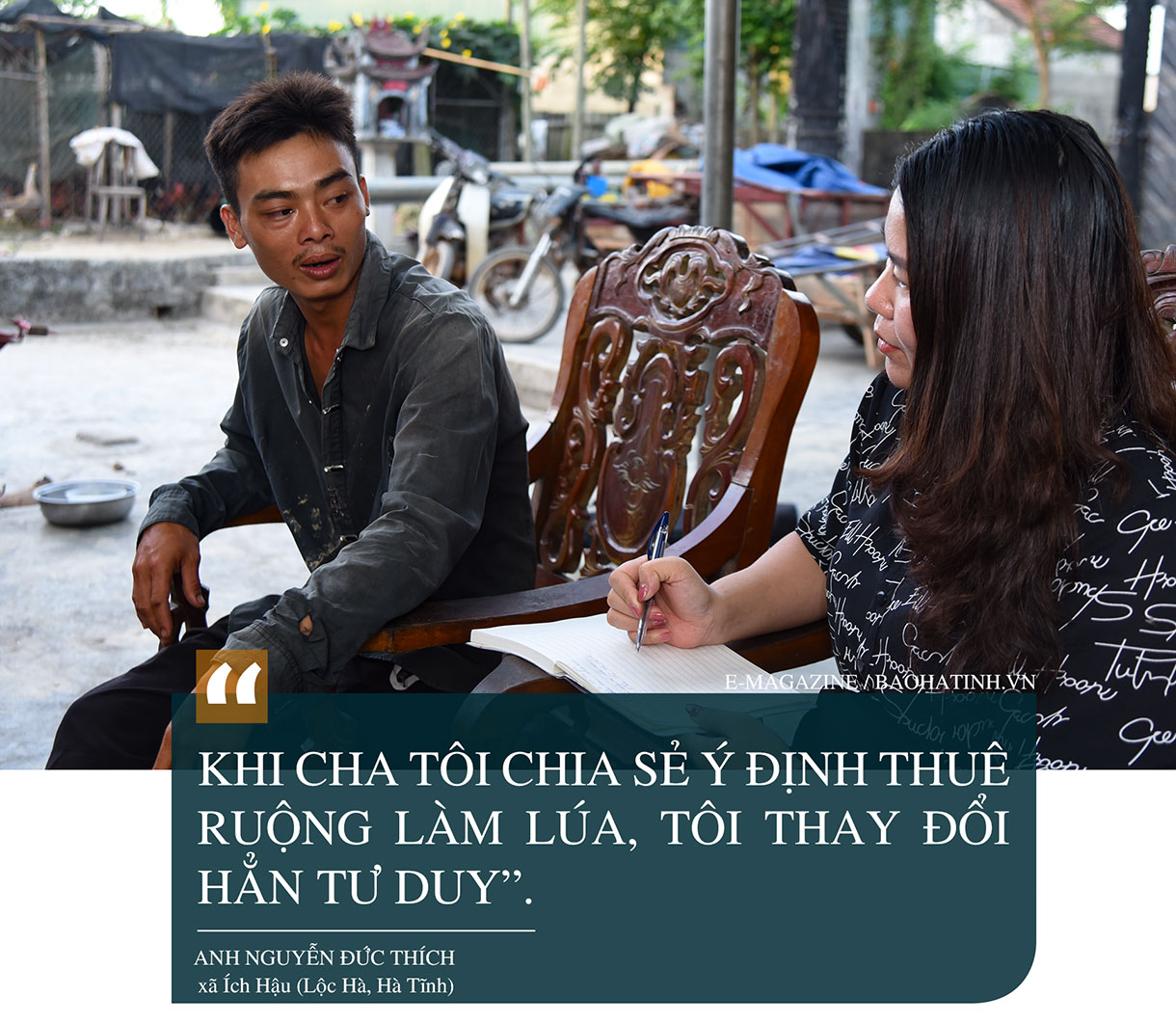 Chuyện “ngược đời” của cha con “hai lúa” ở Hà Tĩnh