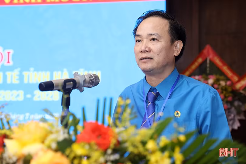 Ông Nguyễn Đức Thạch tái cử Chủ tịch Công đoàn Các khu kinh tế Hà Tĩnh