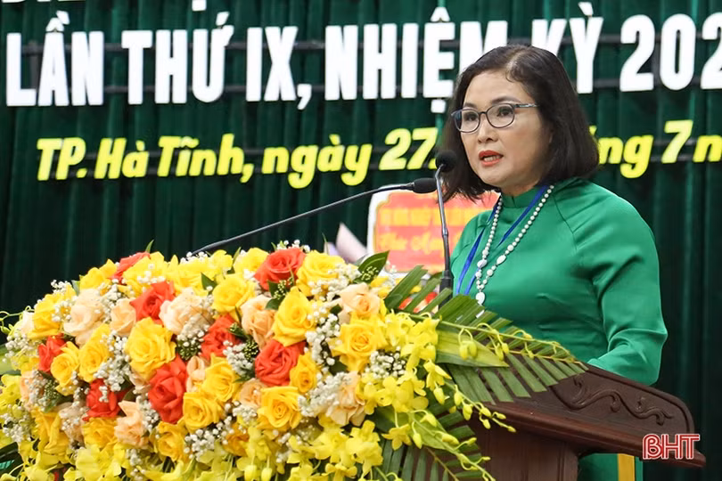 Ông Trương Công Trung tái cử Chủ tịch Hội Nông dân TP Hà Tĩnh