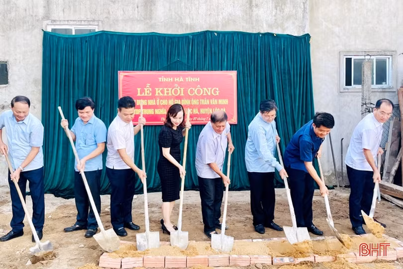 Xây nhà tình thương cho người phụ nữ mù bẩm sinh ở Lộc Hà