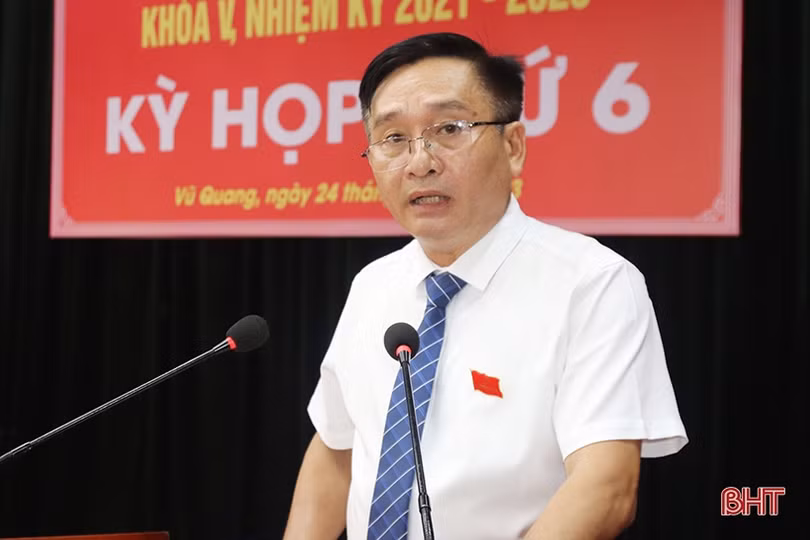 HĐND huyện Vũ Quang xem xét ban hành 5 nghị quyết quan trọng