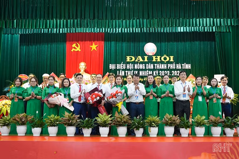 Ông Trương Công Trung tái cử Chủ tịch Hội Nông dân TP Hà Tĩnh