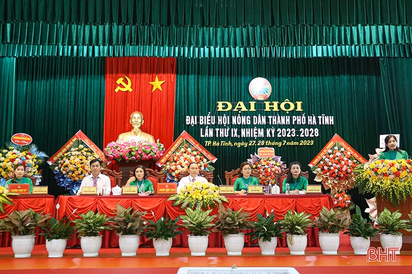 Ông Trương Công Trung tái cử Chủ tịch Hội Nông dân TP Hà Tĩnh