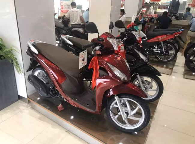 Xe ga Honda Vision 2020 thêm hai màu mới, giá bán không đổi