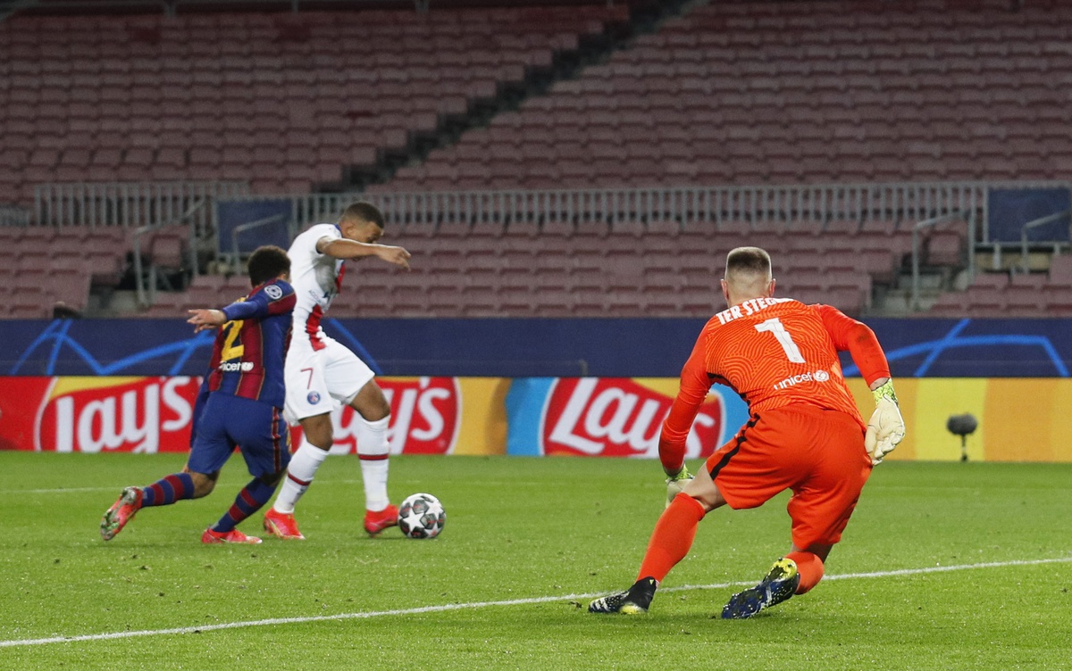 Barca thua ngược PSG 1-4 tại Camp Nou
