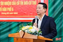 100% cử tri nơi cư trú tín nhiệm ông Phan Thiên Định ứng cử đại biểu HĐND tỉnh Hà Tĩnh 
