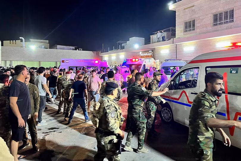 Hỏa hoạn tại đám cưới ở Iraq, hơn 100 người chết
