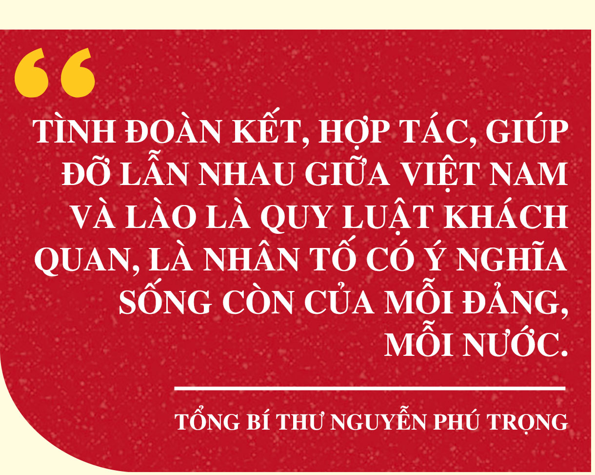 Làm sâu sắc, bền chặt hơn mối quan hệ hữu nghị, hợp tác Việt Nam - Lào