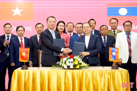 Hà Tĩnh và Savannakhet thống nhất hợp tác trên nhiều lĩnh vực