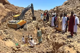 Sập mỏ vàng ở Sudan làm ít nhất 60 người chết