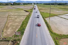 Đề xuất mở rộng hơn 45km quốc lộ 1 qua Hà Tĩnh lên 4 làn xe