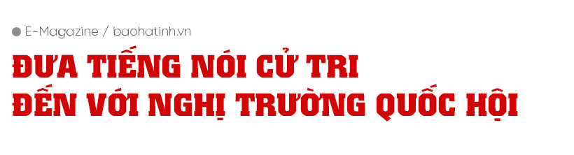 Nhiệm kỳ tròn sứ mệnh “người đại biểu của Nhân dân Hà Tĩnh”