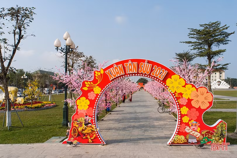 Sắc xuân rực rỡ Thành Sen