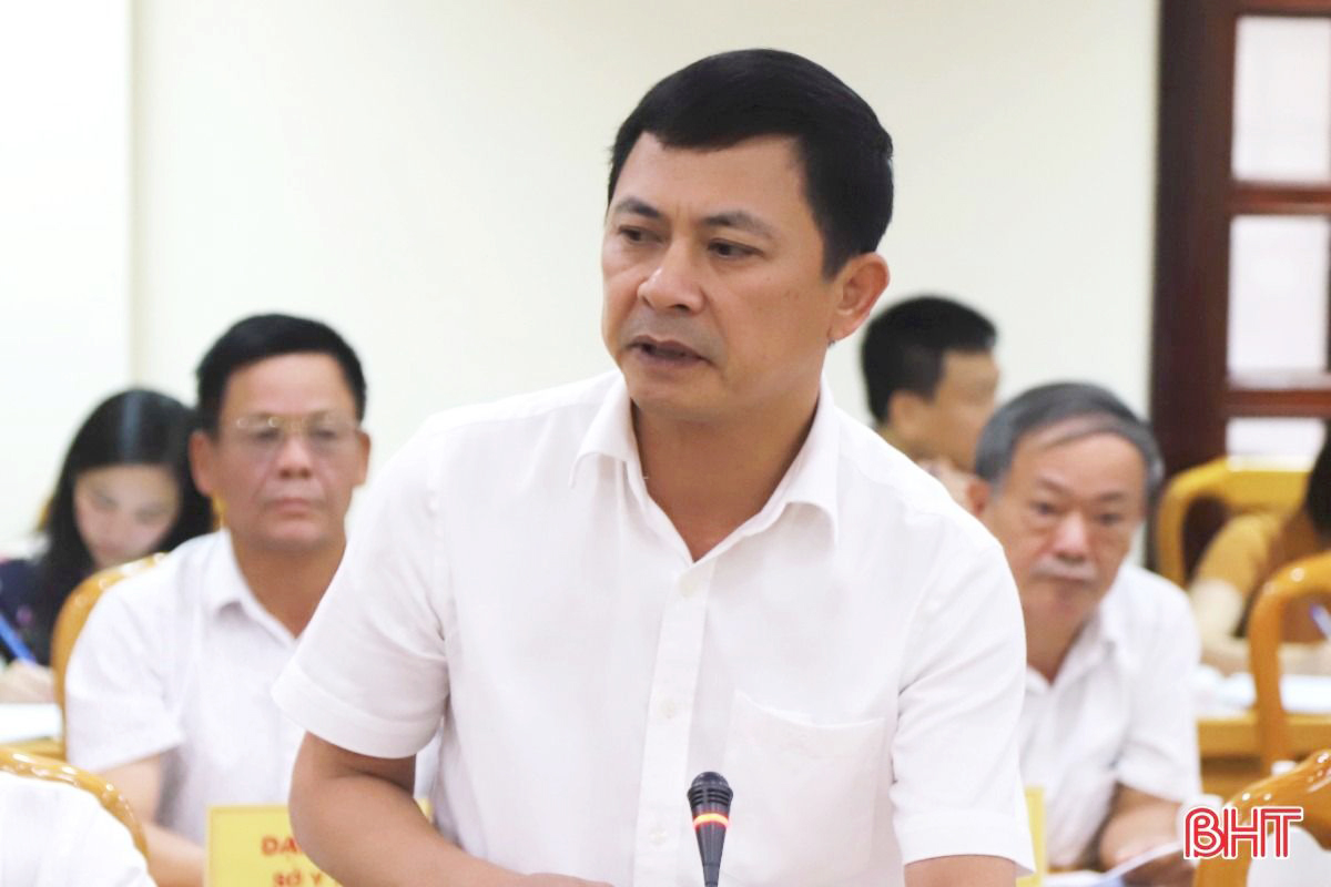 Phó Chủ tịch UBND tỉnh Lê Ngọc Châu đề cập tới một số nội dung trình tại kỳ họp.
