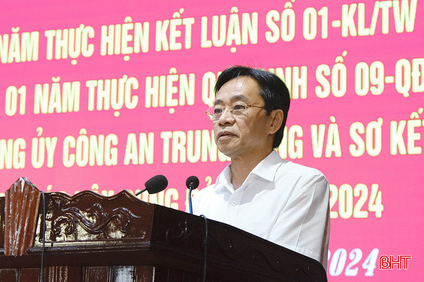 Phó Bí thư Thường trực Tỉnh ủy Trần Thế Dũng phát biểu chỉ đạo tại hội nghị.