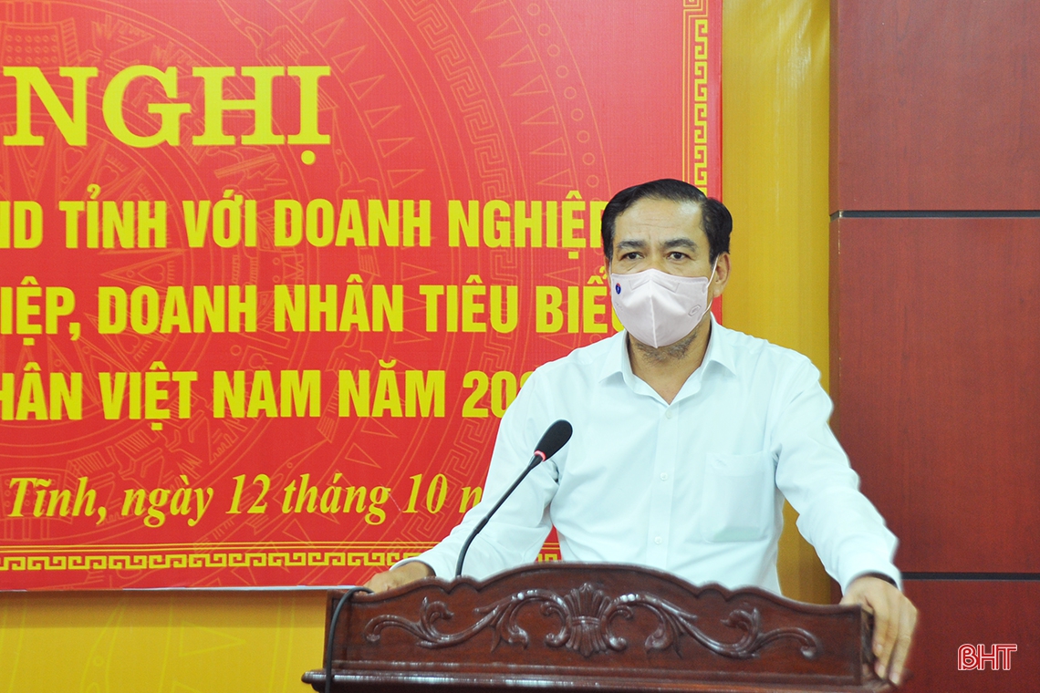 Hà Tĩnh luôn đồng hành cùng cộng đồng doanh nghiệp vượt khó vươn lên
