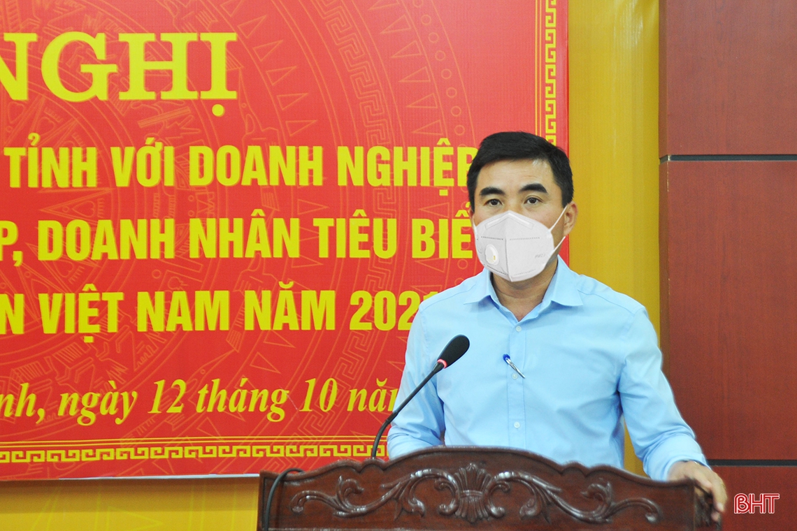 Hà Tĩnh luôn đồng hành cùng cộng đồng doanh nghiệp vượt khó vươn lên