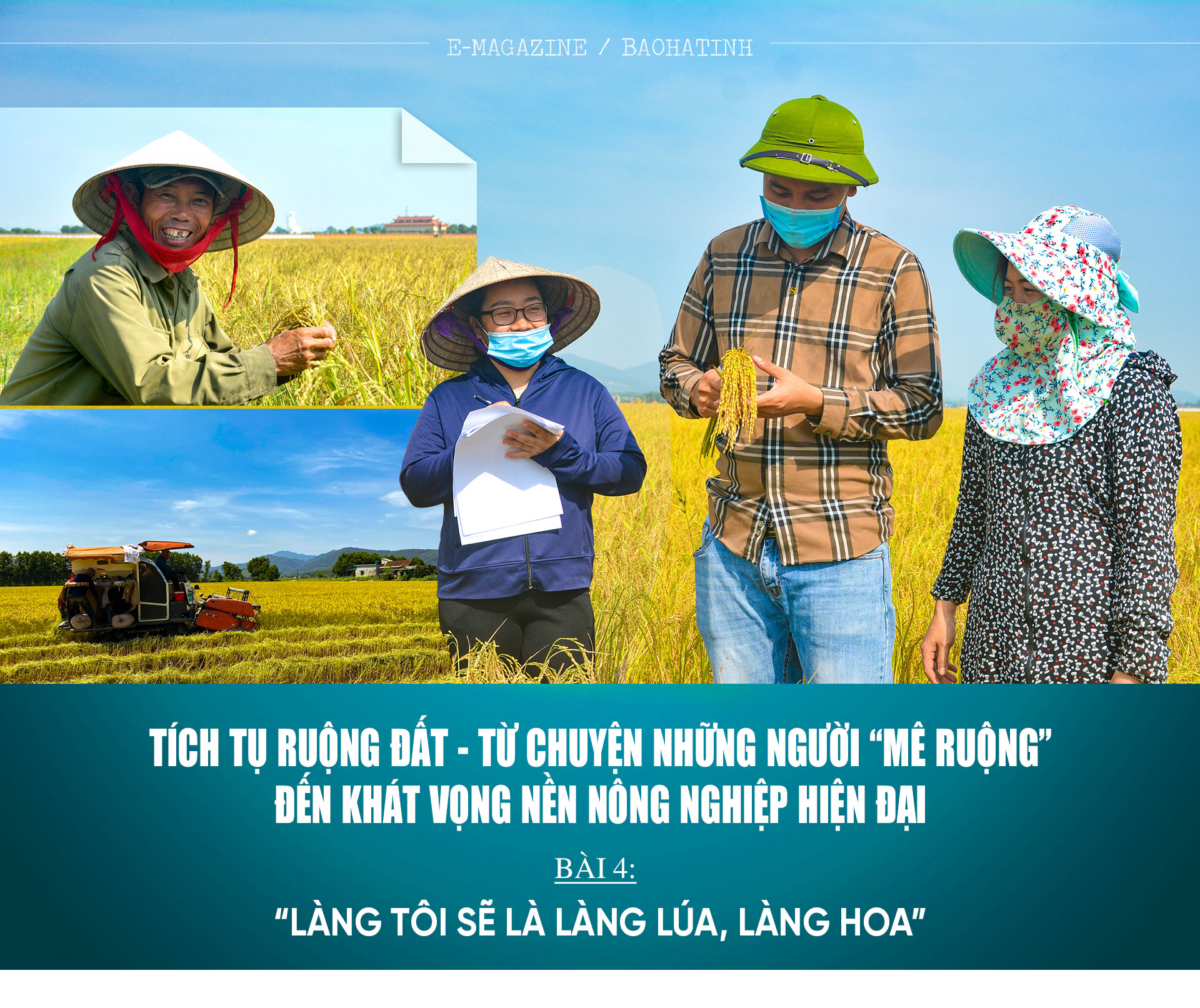 “Làng tôi sẽ là làng lúa, làng hoa”