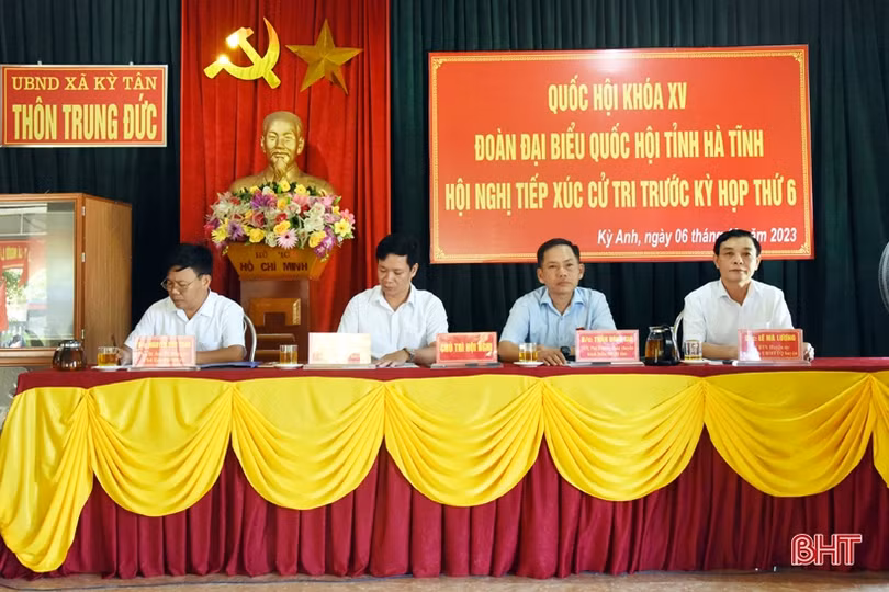 Cử tri huyện Kỳ Anh kiến nghị sớm đầu tư nhà máy nước sạch