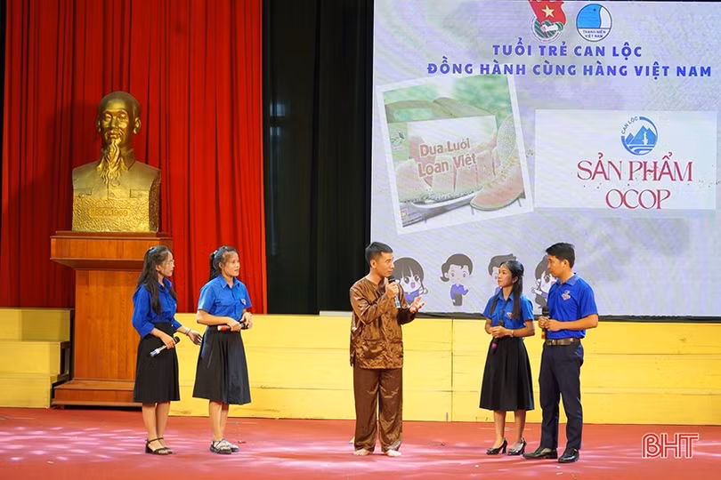 Sôi nổi hội thi “Tuổi trẻ Hà Tĩnh tự hào hàng Việt Nam”