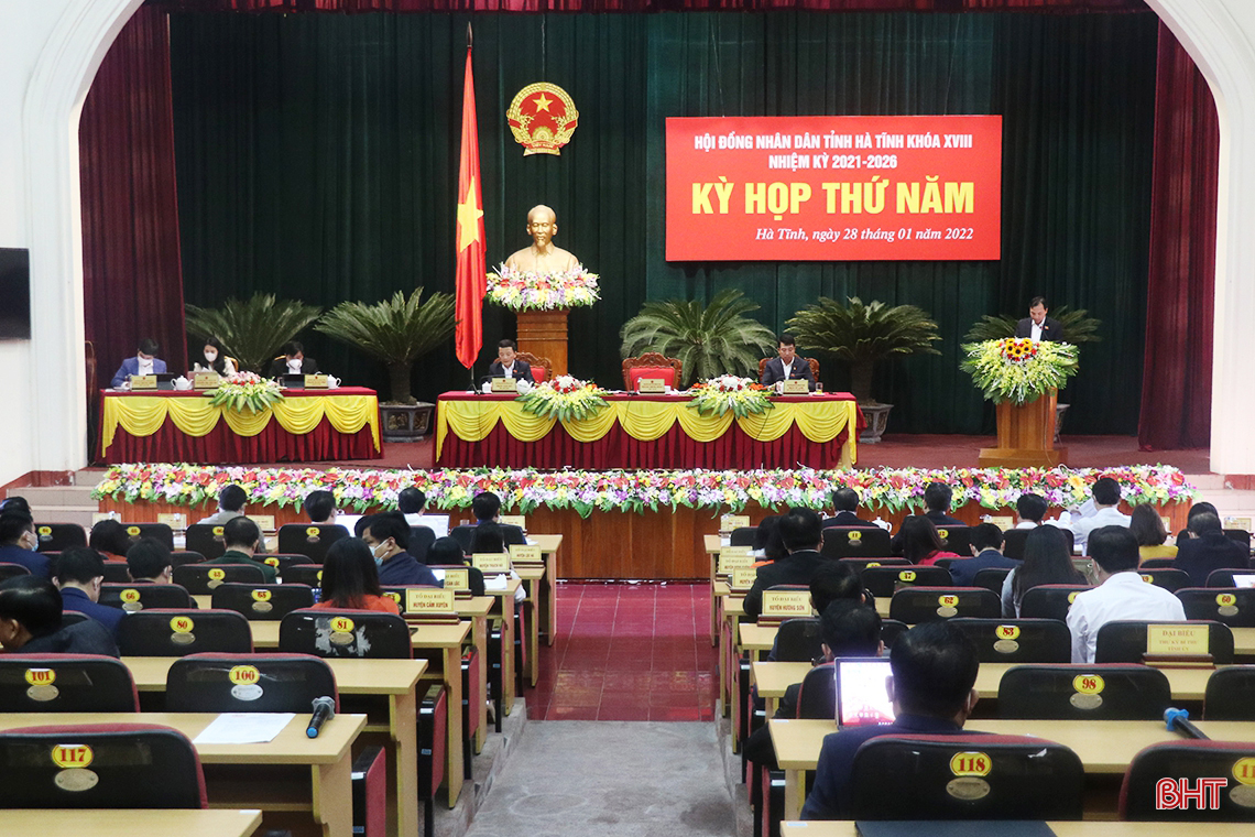 Kỳ họp thứ 5 HĐND tỉnh Hà Tĩnh thông qua 3 nghị quyết quan trọng về quy hoạch, đầu tư công