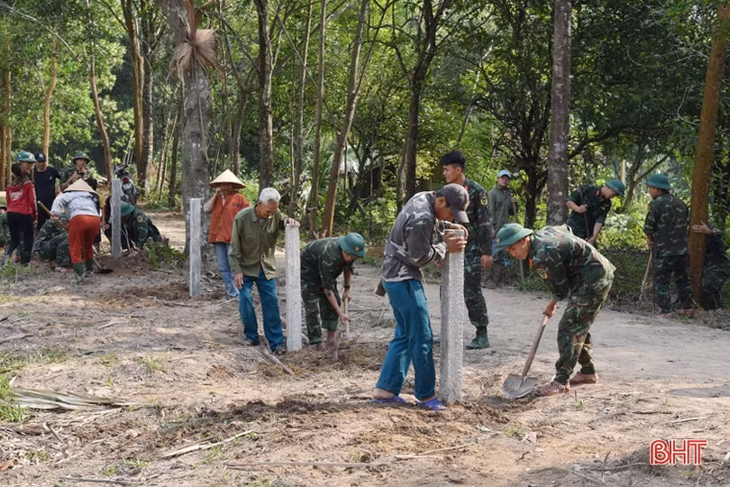 Những người lính “3 cùng” trên mặt trận nông thôn mới ở Hà Tĩnh