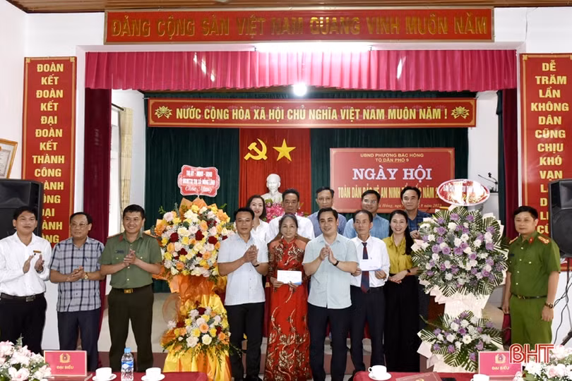 Tổ chức điểm Ngày hội toàn dân bảo vệ an ninh Tổ quốc” ở TX Hồng Lĩnh