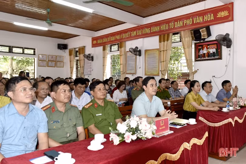 Tổ chức điểm Ngày hội toàn dân bảo vệ an ninh Tổ quốc” ở TX Hồng Lĩnh