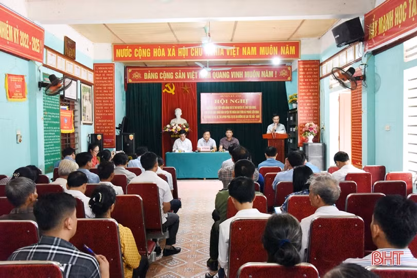 Huyện Kỳ Anh đối thoại với người dân về dự án cao tốc Bắc – Nam
