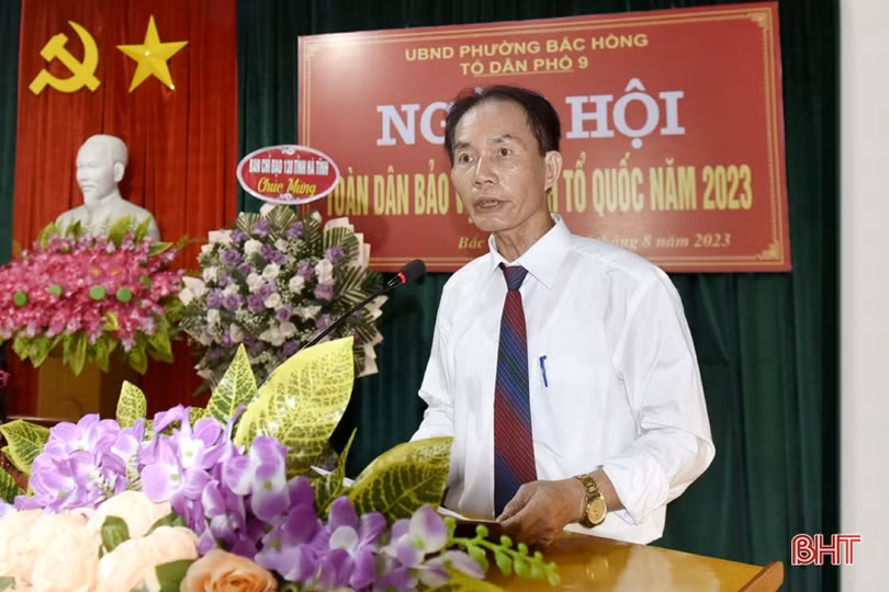 Tổ chức điểm Ngày hội toàn dân bảo vệ an ninh Tổ quốc” ở TX Hồng Lĩnh
