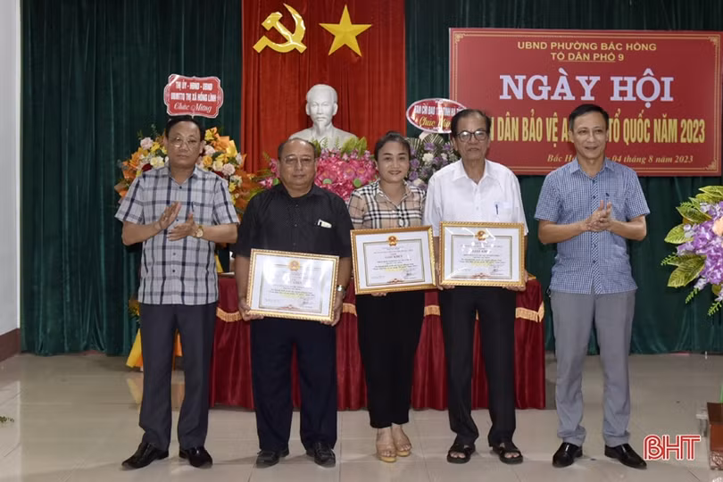 Tổ chức điểm Ngày hội toàn dân bảo vệ an ninh Tổ quốc” ở TX Hồng Lĩnh