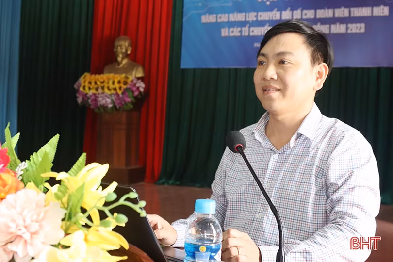 Trang bị kiến thức về chuyển đổi số cho 200 đoàn viên thanh niên TX Kỳ Anh