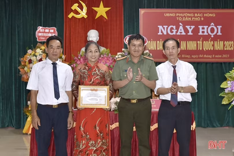 Tổ chức điểm Ngày hội toàn dân bảo vệ an ninh Tổ quốc” ở TX Hồng Lĩnh
