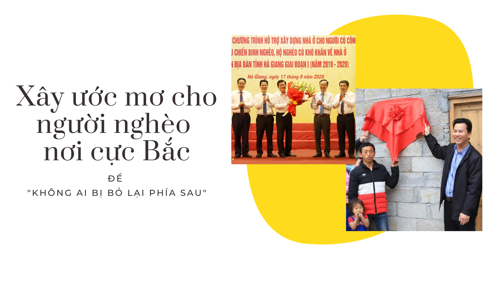 Xây dựng ước mơ cho người nghèo nơi cực Bắc để “không ai bị bỏ lại phía sau”