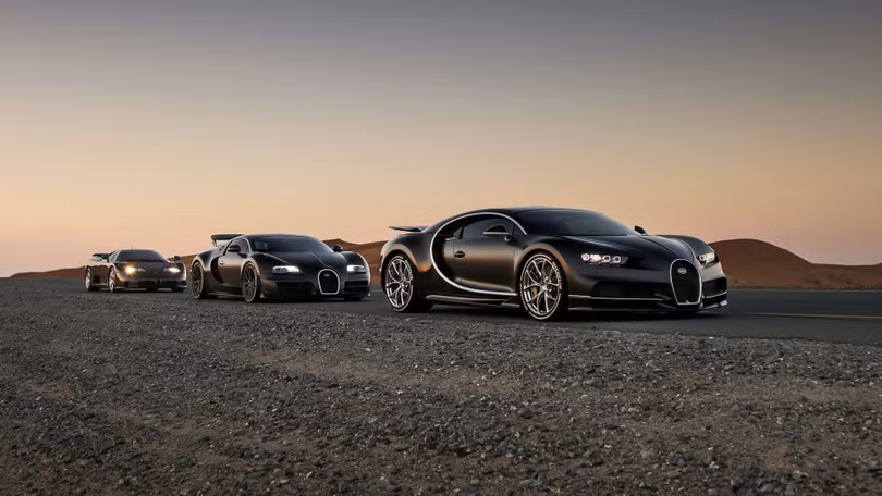 Bộ ảnh cực hiếm của 3 siêu xe biểu tượng Bugatti