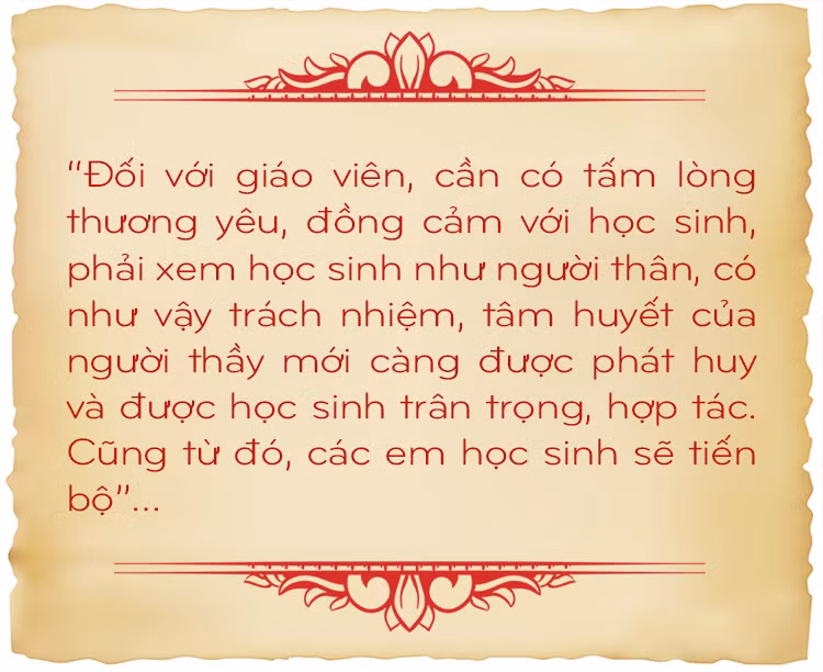 Bầu nhiệt huyết trong trái tim thầy giáo trẻ