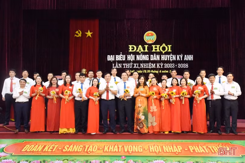 Hội nông dân các huyện Kỳ Anh, Vũ Quang đại hội nhiệm kỳ 2023 - 2028