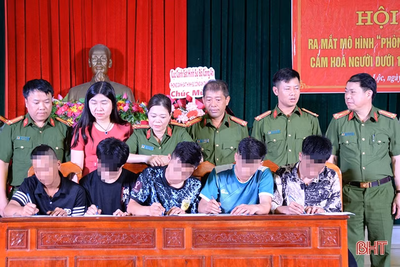 Mô hình phòng ngừa người dưới 18 tuổi vi phạm pháp luật đầu tiên tại Hà Tĩnh