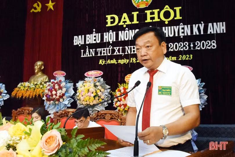 Hội nông dân các huyện Kỳ Anh, Vũ Quang đại hội nhiệm kỳ 2023 - 2028