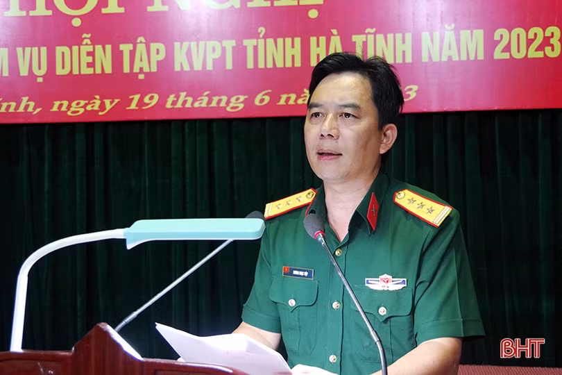 Phối hợp hiệp đồng thực hiện tốt nhiệm vụ diễn tập khu vực phòng thủ tỉnh
