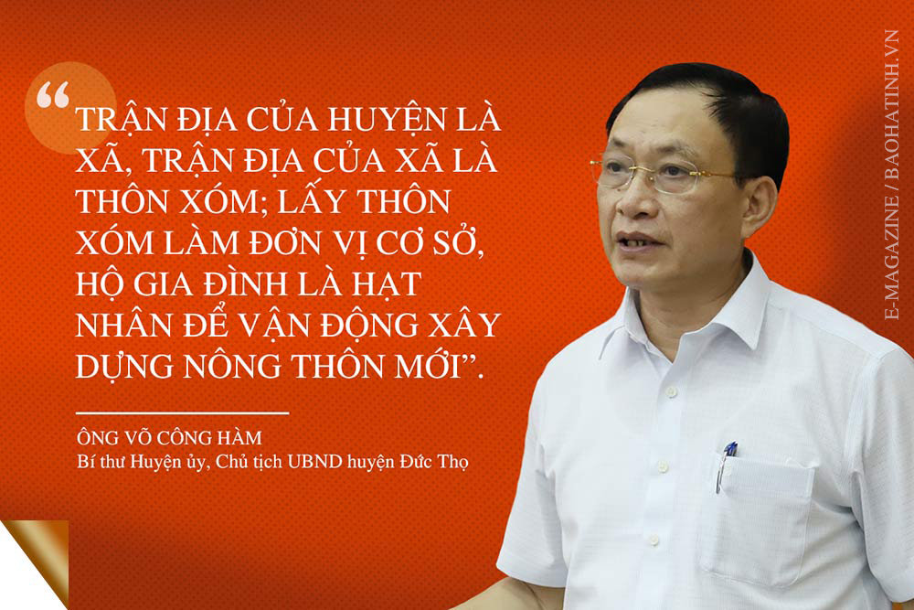 Đức Thọ vững bước trên hành trình xây dựng huyện nông thôn mới nâng cao