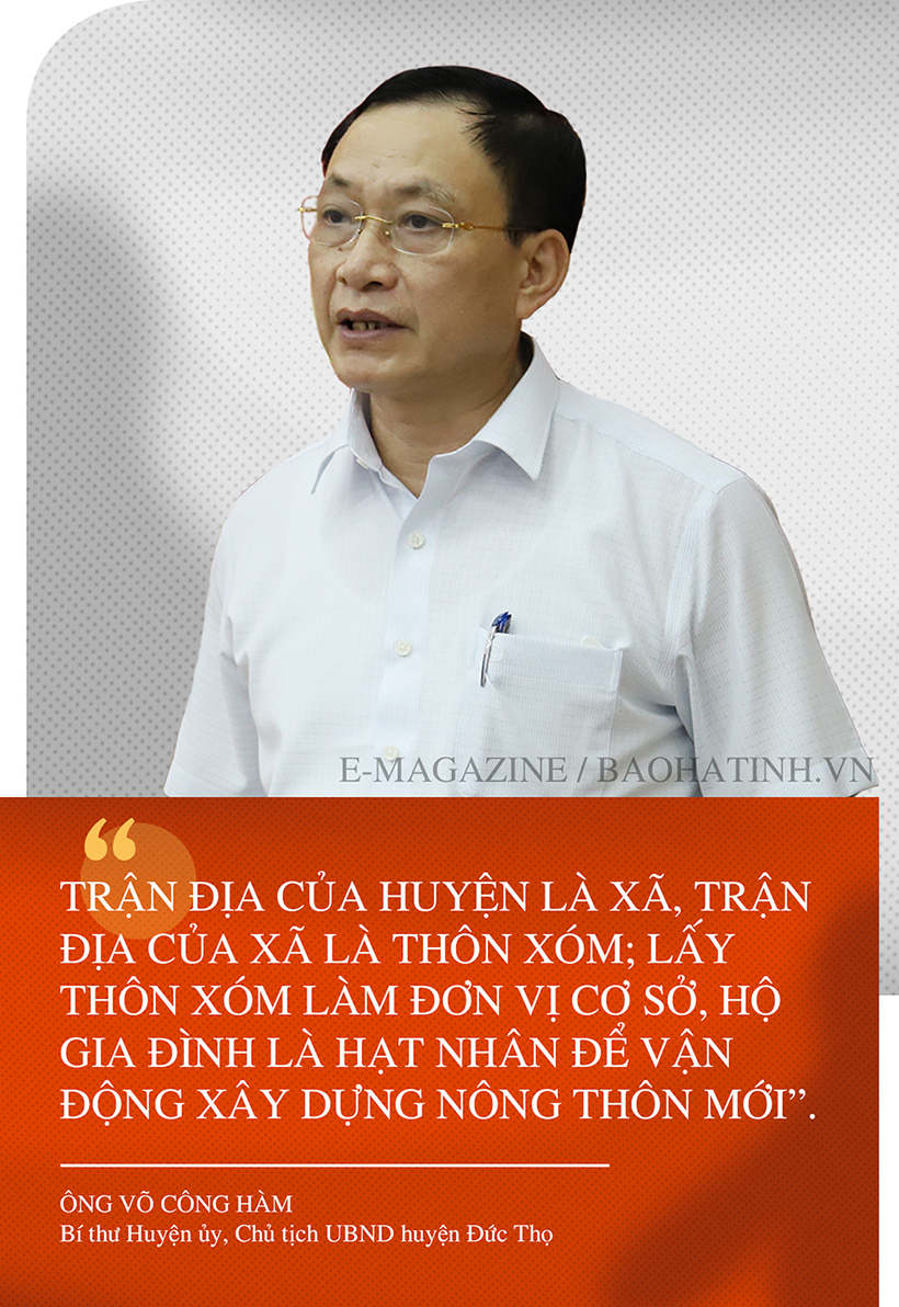 Đức Thọ vững bước trên hành trình xây dựng huyện nông thôn mới nâng cao
