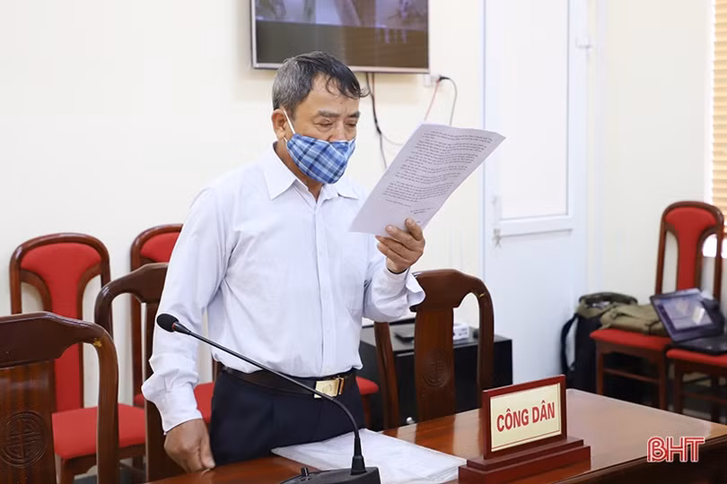 Bí thư Tỉnh ủy Hà Tĩnh tiếp công dân: Xử lý vụ việc đúng thẩm quyền, tránh đùn đẩy trách nhiệm