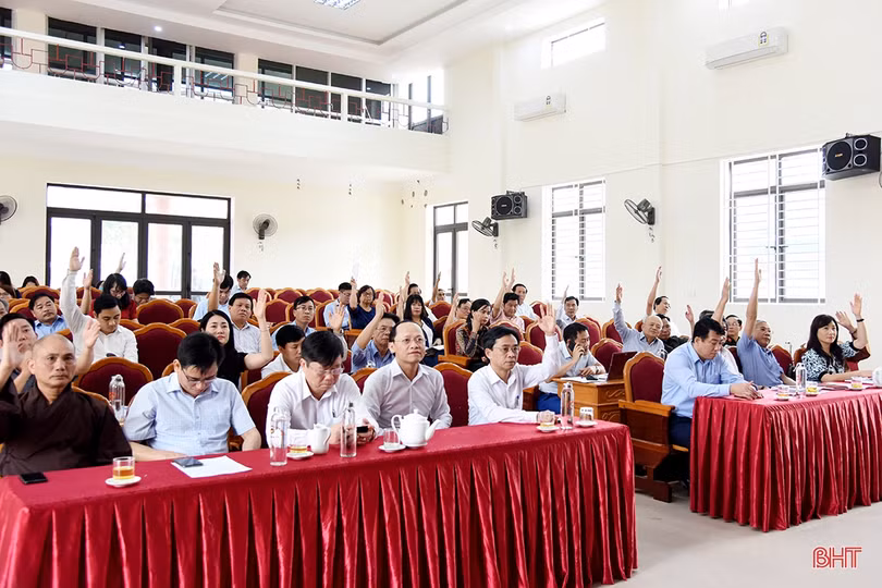 Thống nhất danh sách sơ bộ 118 người ứng cử đại biểu HĐND tỉnh Hà Tĩnh 